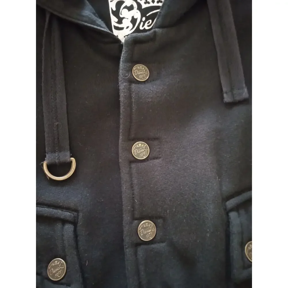 Diesel Vintage Cotton Heavy Hoodie NWOT XL - Picture 8 of 16